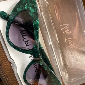 Ada Green Cat-Eye Sunglasses